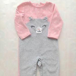 CARTER’S 1-Piece Bear Fleece Footless PJs (12m)